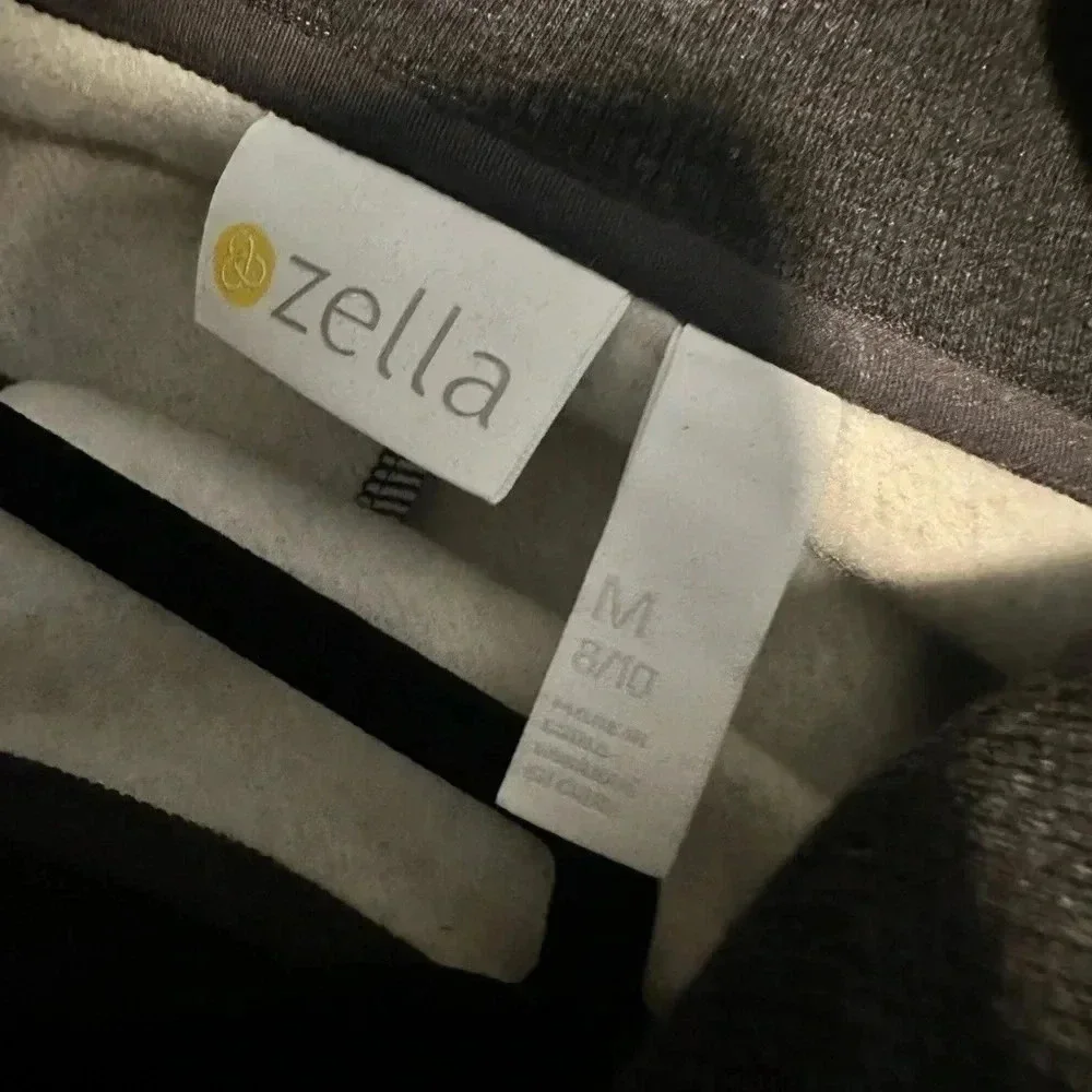 NWT Zella Girls Cara Wrap Cardigan Charcoal Grey Heather Size Medium + Small